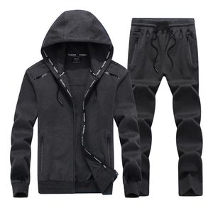 2019 NEUE Mode Frühjahr Herbst Männer Sporting Anzug Set Mit Kapuze Jacke + Hose Sportswear 2 Stück Set Trainingsanzug Für Männer kleidung L-9XL