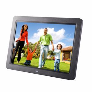 Freeshipping 12 Polegada HD TFT LED Wide Screen Muitifuncional Digital Picture Frame Apoio Remoto Sem Fio Ver Fotos