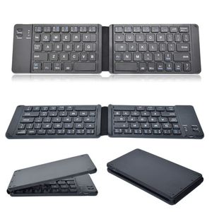 Portable Mini Fold Keyboard Bluetooth Trådlösa tangentbord för Windows, Android, IOS, Tablet iPad, Telefonljus-Handy