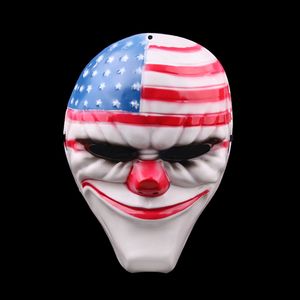 Maschere da clown horror Masquerade Cosplay Carnaval Costume Puntelli di film Maschera Cosplay di Halloween