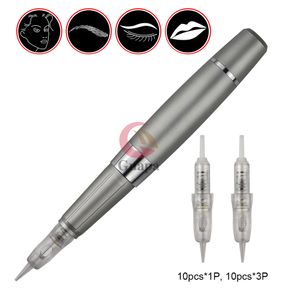 Wholesale swiss motors for tattoo for sale - Group buy Hot Sale Tattoo Permanent Makeup Pen Machine Eyebrow Makeup Lip Tattoo Machine Swiss Motor Pen Gun with Cartridge Needles