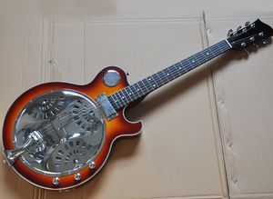 Darmowa wysyłka Tobacco Sunburst Echo Electric Gitara z żelazną pokrywą, Resewood Fretboard, można dostosować jako żądanie