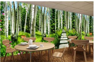 Forest path space full house wall wallpaper for walls 3 d for living room