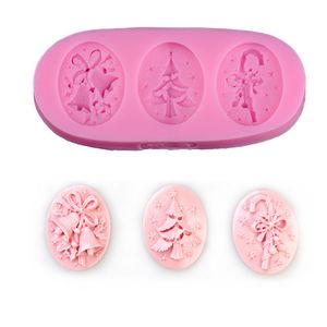 Novo silicone bolo decorando molde fondant cupcake doces sabão de chocolate decoração de Natal de açúcar molde de silicone promoção