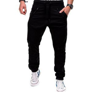 Hirigin Uomo Casual Allenamento in palestra Slim Fit Urban Straight Leg Running Jogger Cargo Pants Pantaloni Solid Pencil Tuta