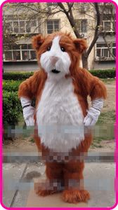 Professionell Custom Hamsters Mascot Kostymtecknad Guinea Pig Animal Character Kläder Halloween Festival Party Fancy Dress