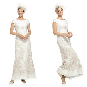 2020 spets applique juvel kortärmad mor till brudklänningen golv tåg mor klänning formella kvällsklänningar