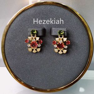 Hezekiah S925 Sterling Silber Blumen-Ohrringe von hoher Qualität, aristokratisches Temperament, Damen-Ohrringe, Abschlussball-Party-Ohrringe, hervorragende Qualität