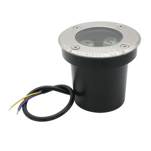 Edison2011 3 * 3W AC85-265V DC12V LED lâmpada subterrânea luz 9w exterior À prova d 'água do projetor de iluminação para jardim Lanscape Light