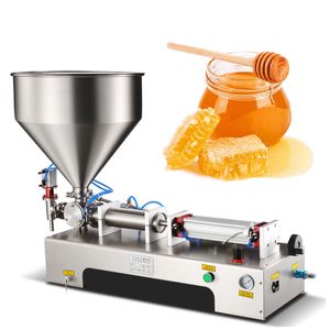 110V 220V Pastenfüllmaschine für Tomatenmark, Erdnusssauce, Sesamsauce, Honig, Speiseölpastenfüllmaschine