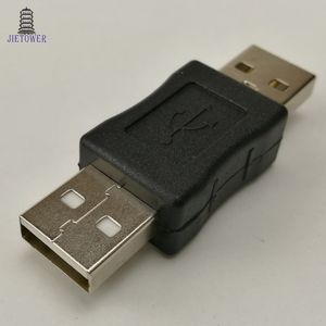 300pcs / lote USB 2.0 masculino para USB Cabo masculino Cabo de Cabo de acoplador Conversor Conversor Changer