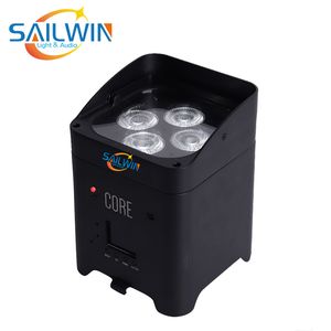 SPAIN STOCK SAILWIN 4X18W 6in1 RGBAW+UV Battery Powered APP WIFI DJ Stage LED Par Light LED UPLIGHT For Event Party Club