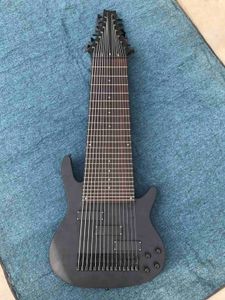 Özel 15 Strings Bass Maple Vücut tek parça seti boyun Elektrik Bas Gitar ücretsiz gönderim