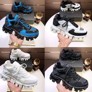 19FW Sapatos casuais CloudBust Thunder Sneakers Moda Moda Luxury Men Low Top Lace Up Sneakers Últimos treinadores P Matching Mans Platform Capsule Series Color Sneakers