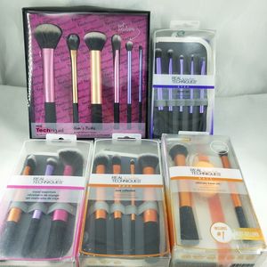 Brand Real Makeup Brush Starter Kit Sculpting Powder Sam S Picks Blush Foundation Flat Cream Brushes Set 803