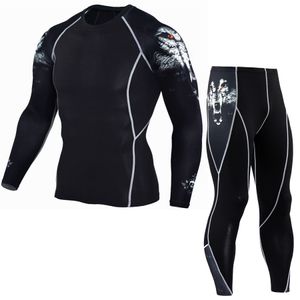 Dress Men 3D Szybkie Suche Odzież Running Training Koszykówka Męska T-shirt Skompresowany Szybkoschnący Skinowe Spodnie
