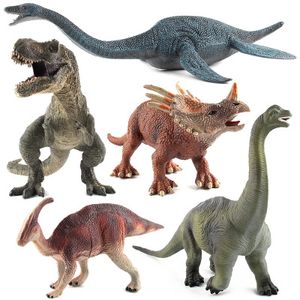Çocuklar Tasarımcı Oyuncak Moda Dinozor Modeli Çocuk Masaüstü Süslemeleri Statik Dinozor Oyuncak Modeli Tyrannosaurus Rex Stegosaurus