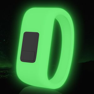 Relógio inteligente crianças esporte Fluorescência Silicone Substituição Strap Band Para Garmin VivoFit JR JR2 Atividade Júnior Rastreador Pulseira Pulseira