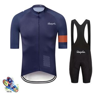 2020 Raphaful Stil Bisiklet Takımı Man Bisiklet Jersey Kısa Kollu Bisiklet Giyim Kiti Mtb Bisiklet Giyim Triatlon