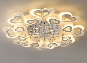 New Arrival Surface Mounted Crystal Ceiling Lights Living Room Bedroom Modern Led Acrylic Ceiling Lamp MYY