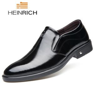 웨딩 신발 남성용 컴포트 비즈니스 공식 신발 남성 가죽 드레스 Chaussures Hommes en Cuir