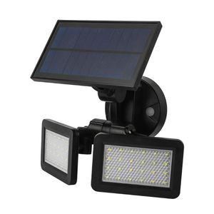 2019 novo muro sensor de radar solar, lâmpadas de 360 ​​graus rua luz solar iluminação de parede indução 48LED