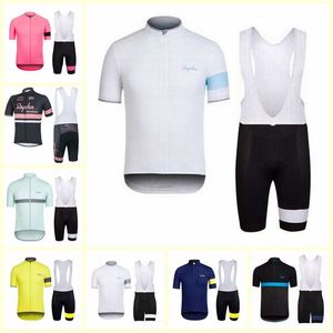 Rapha ekibi Bisiklet Kısa Kollu forması önlük şort Yeni Bisiklet Giyim Giyim Maillot Ciclismo Dağ U101113 Wear setleri