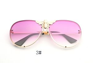Hurtownie-2019 Luksusowe Okulary przeciwsłoneczne dla kobiet Mężczyźni Metal Okulary Słońca 100% Okulary UV Okulary 6 Kolory Odcienia Gogle