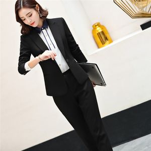 Blazers New Arrived Winter Slim Fashion Uniform Design Work Wear Suits With Jackets And Skirt Professional Office Uniforms for Business Wo