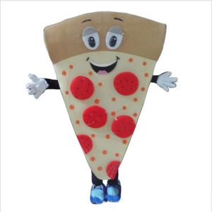 2018 Hot new Personagem de Banda Desenhada Adulto bonito da mascote da pizza Traje Fancy Dress Halloween party costume frete grátis