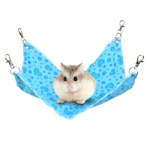 Hamster Pet Uyku hamak Asma Yatak Aksesuarlar için Pet Hamak Hamster asın Mat Kobay Chinchilla Tavşan Kafes