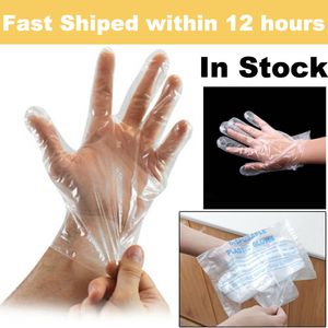 In Stock Disposable Plastic Gloves Food Cleaning Catering Protective Hand Fast Shiped within hours