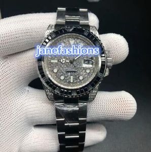 Orologi di marca da uomo con diamanti, orologio alla moda da uomo più venduto al mondo, orologio sportivo automatico in acciaio inossidabile di alta qualità con quadrante in argento con diamanti