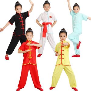 Abbigliamento tradizionale cinese Uniformi Tai Chi per uomini Ragazzi - Abiti per arti marziali Kimono Costume per spettacoli scolastici per bambini