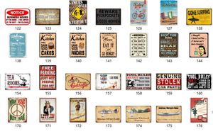 Vintage Metal Tin Signs For dinner garage BBQ warning metal wall Painting art craft retro home decoration