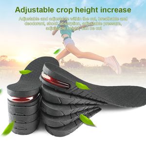 Höjd Öka Intersula Heel Insert Lift Shoes Insula Invisible Justerable Breatble Insoles WF 668