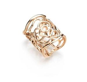 Scava out Rose Pattern Sciarpe Fibbia Alloy Round Ring Ring Cape Moda Signora Facile abbinamento Spilla Sciarpa Clip