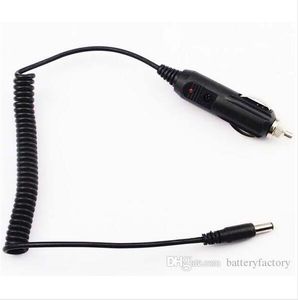 Cavo adattatore per auto per Nitecore I4 I2 D2 D4 Caricabatteria Cavo di ricarica 12V Cavo USB (nero) 3,5 mm x 1,35 mm