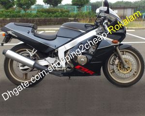 CBR250Rフェアリング用のバイクボディワークシェルMC19 88 89 CBR250 CBR 250RR 1988 1989ブラックモーターサイクルアフターマーケットキット射出成形