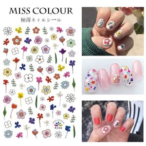 NA051 Gold 3D Nail Sticker Lines Strip Geometric Heart Self Adhesive Nail Art Transfer Stickers Manicure Decoration accessories