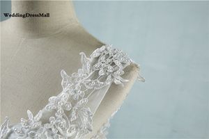 Suknie balowe paski spaghetti Białe tiulowe suknie ślubne z kości słoniowej 2023 z perłami sukienki ślubne małżeństwo Made Made 2846