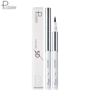 DHL 120 pcs/lot Pudaier Black Liquid Eyeliner Pen Waterproof Eyeliner Makeup Cosmetic Long-lasting Liquid Quick Dry Natural Eye Liner Pencil