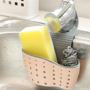 Scaffale per lavandino Spugna per sapone Scolapiatti Supporto per bagno Contenitori per cucina Ventosa Organizzatore per cucina Accessori per lavello da cucina Lavaggio