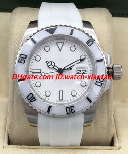 Luxury Watch 16 Style Mens 40mm Asien 2813 Rörelse Keramisk Bezel Gummi Rem Automatisk Mode Mäns Klockor Armbandsur