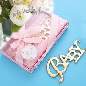 20st Babyflaskaöppnare Baptism Party Favoriter Baby Shower Event Giveaway Födelsedaggåvor Kids Party Keepsake Party Table Decor Supplies