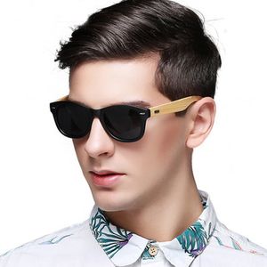 Occhiali da sole polarizzati in bambù nuovi di lusso Occhiali da sole in legno da uomo Occhiali da sole in legno originali firmati da donna Oculos de sol masculino