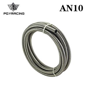 PQY - AN10 10an (14.2 мм / 9/16 «ID) Нержавеющая сталь плетеная топливная малярная линия водяной шланг 5 метров PQY7114