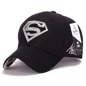 Fashion-Casquette Superman Baseball Cap Män Märke Kvinnor Bone Diamond Snapback för Vuxen Trucker Keps Gratis frakt
