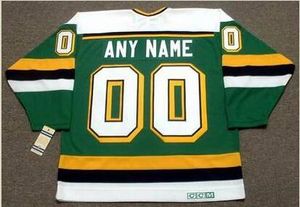 Custom Men Youth women Vintage MINNESOTA NORTH STARS 1980 CCM Customized Any Name & Hockey Jersey Size S-5XL or custom any name or number