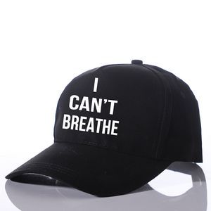 Cappellini da baseball Cappelli da uomo I Cant Breathe Black Lives Matter Ultimo berretto da baseball regolabile con lettera di moda con 4 stili